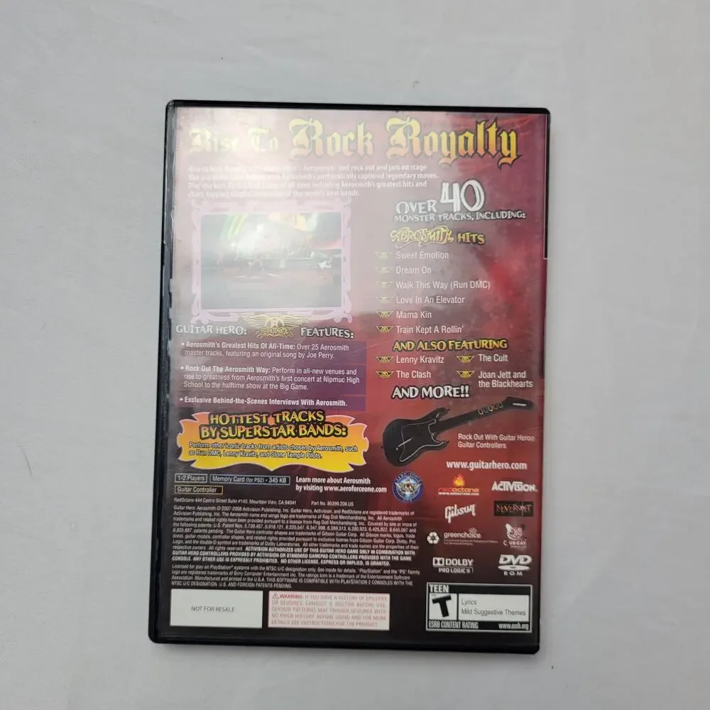 Guitar Hero Aerosmith CIB Playstation 2